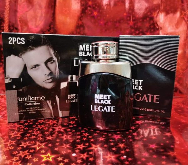 ( 2 Piece ) Meet Black Legate Perfume For Men  Best Quality Perfume For Men